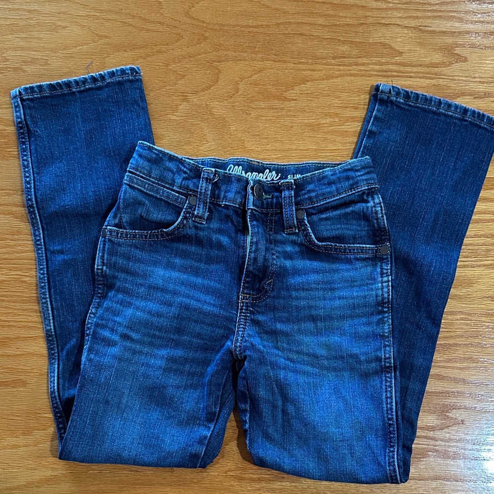 Wrangler Kids' Deep Blue Denim Jeans
